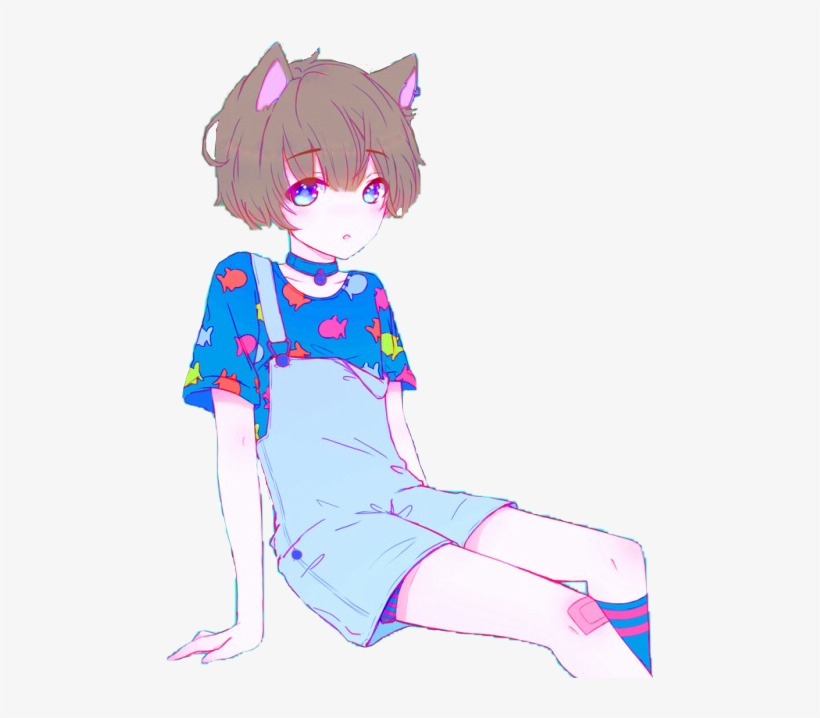 Pastel Anime Boy - Kawaii Pastel Anime Boy, transparent png #8193077