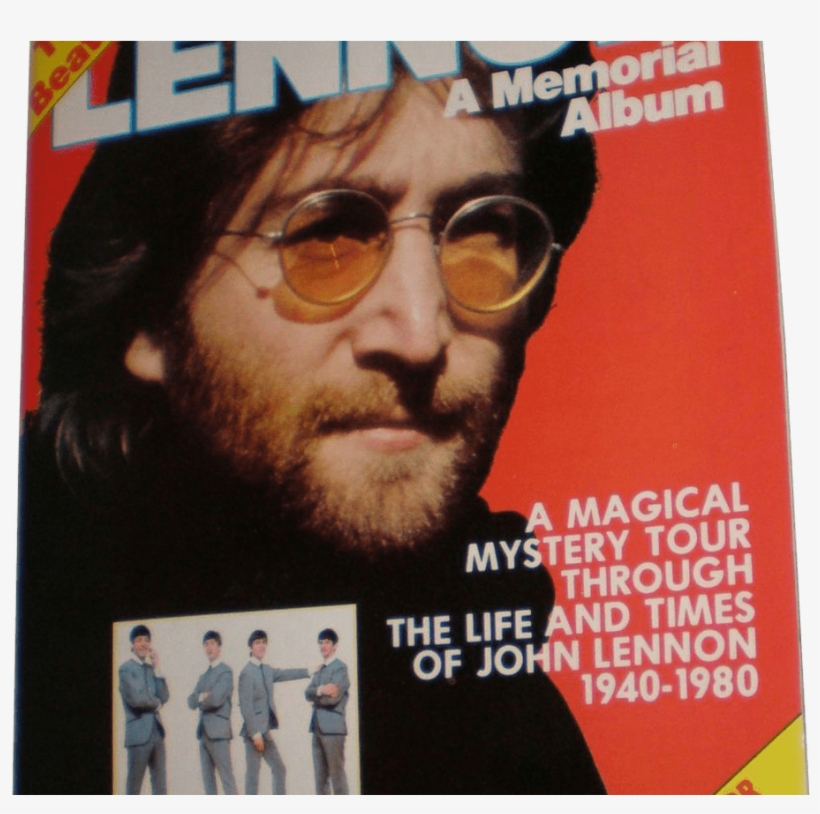Beatles John Lennon Tribute Magazine 1981 Sold On Ruby - Magazine, transparent png #8194070