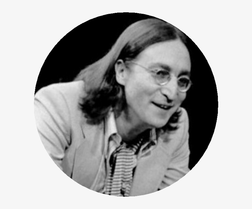 Johnlennon - Monochrome, transparent png #8194119