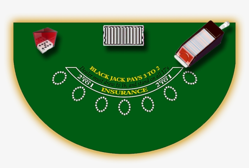 Click To Enlarge - Black Jack Table Png, transparent png #8194258