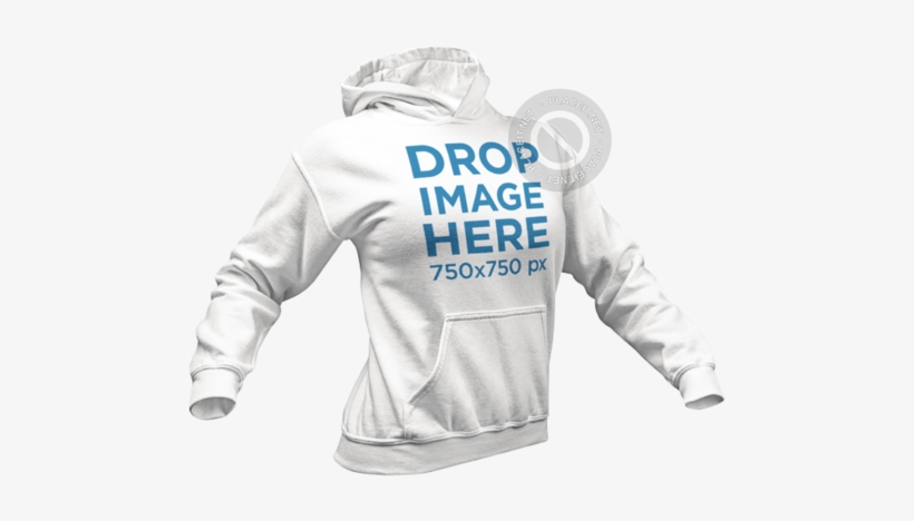 Png Invisible Model Women's Hoodie Mockup - Short Sleeve Hoodie Mockup, transparent png #8194899