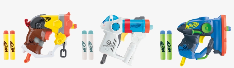 Nerf Microshots Overwatch Blasters - Water Gun, transparent png #8194911