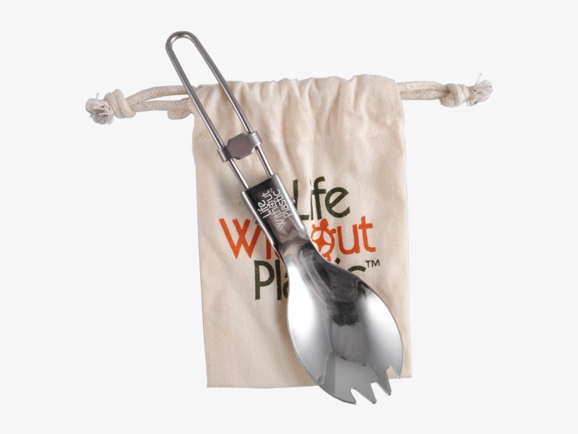 Stainless Steel Spork - Cutlery, transparent png #8195115