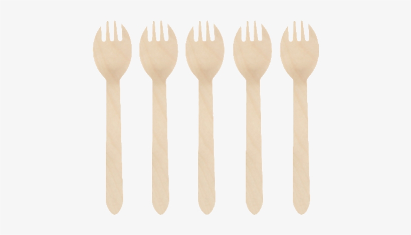 Wooden Spork - Spoon, transparent png #8195173