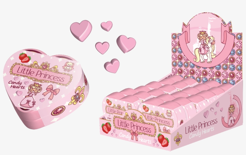 Strawberry Flavor Dextrose Candy Hearts In An Heart-shaped - Heart, transparent png #8195225