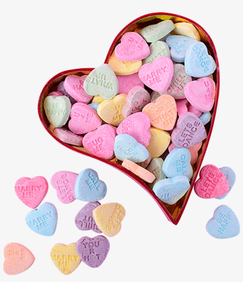 Heart Sticker - Valentines Day Sweethearts Box, transparent png #8195307