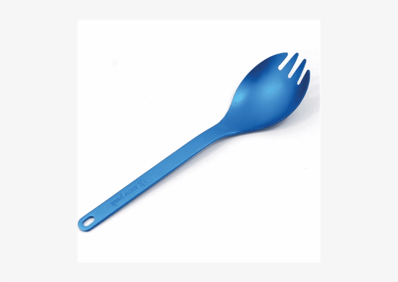 Snow Peak Titanium Colored Spork - Spoon, transparent png #8195337