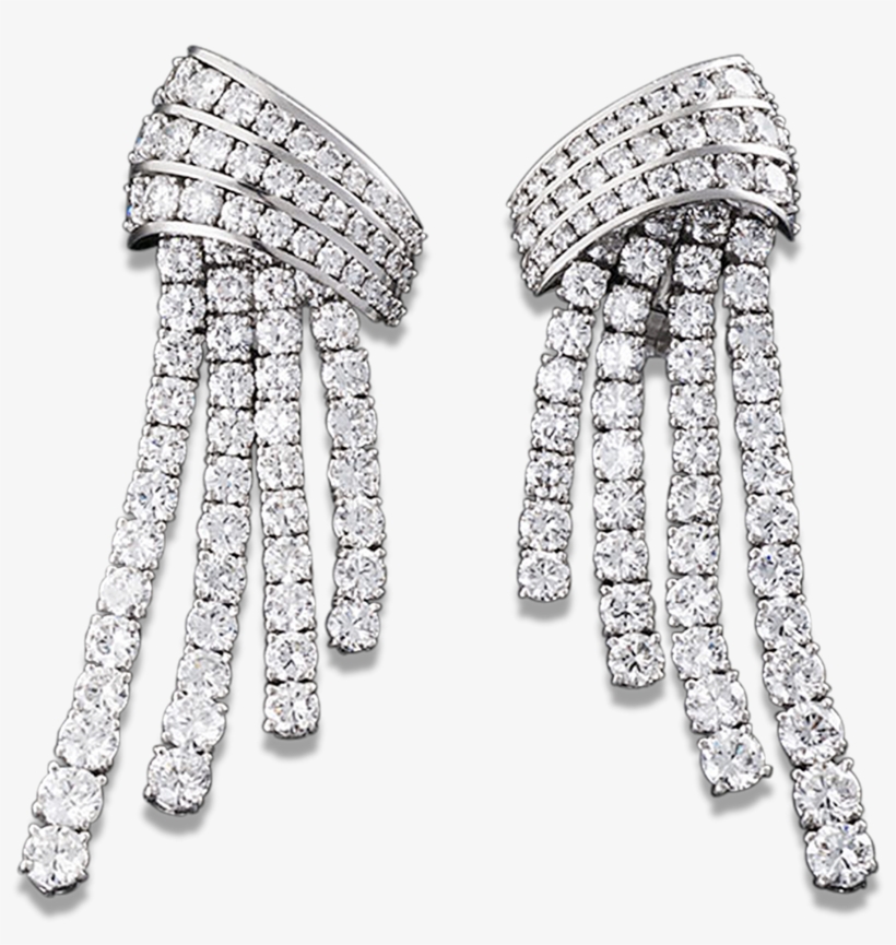 Diamond Dangle Earrings, - Earrings, transparent png #8195689