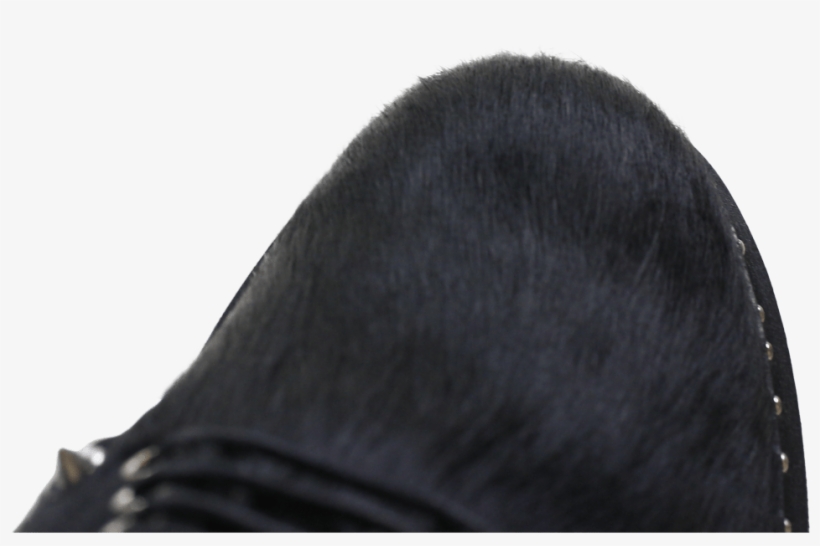 Derby Shoes Sissy 1 Black Rivets Nickel - Beanie, transparent png #8196537