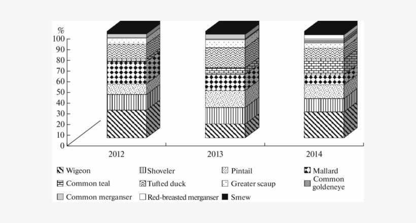 Species Ratio Of Main Hunting Ducks During The Period - Architecture, transparent png #8196612
