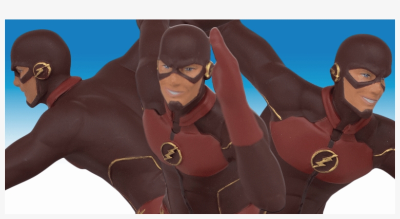 The Flash Animated Statue - Flash, transparent png #8196914