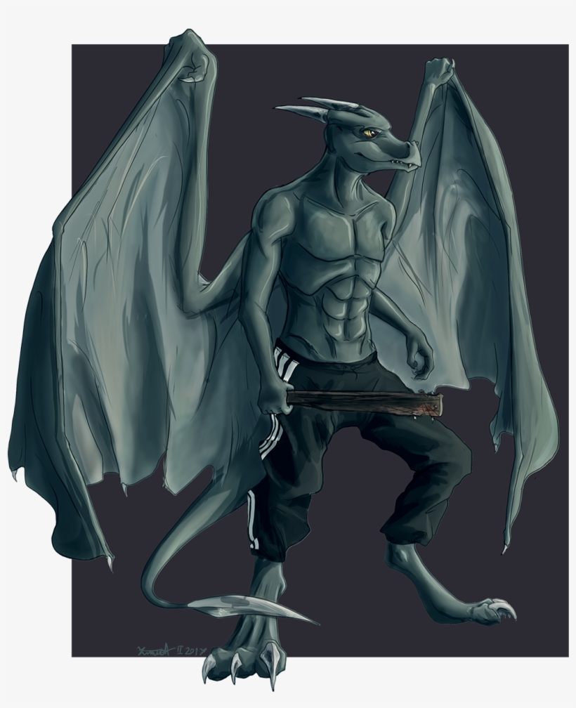Wings On Anthro Are Nonsense But Don't Argue, He's - Illustration, transparent png #8197760