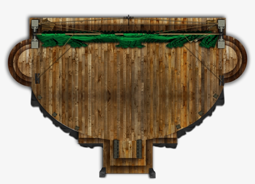 The Stage Green Dw Sc - Wood, transparent png #8198723