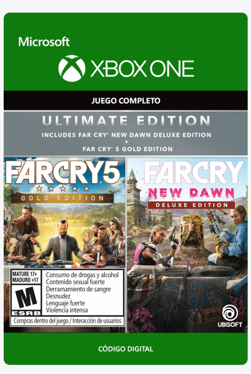 Far Cry New Dawn - Far Cry 5 Gold Edition Xbox One, transparent png #8198728