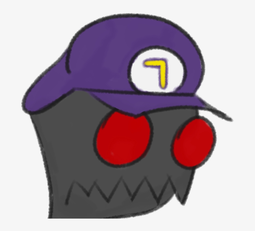 Waluigi Hat Png - Cartoon, transparent png #8198994
