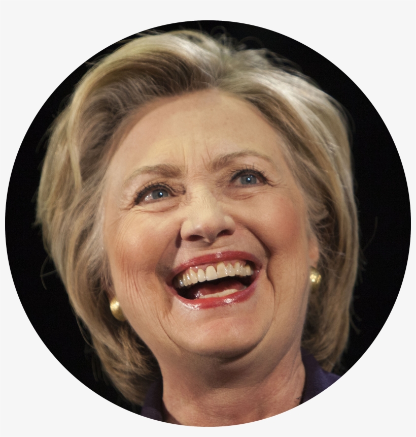 Hillary Clinton - Hillary Clinton Evil Smile, transparent png #8199026