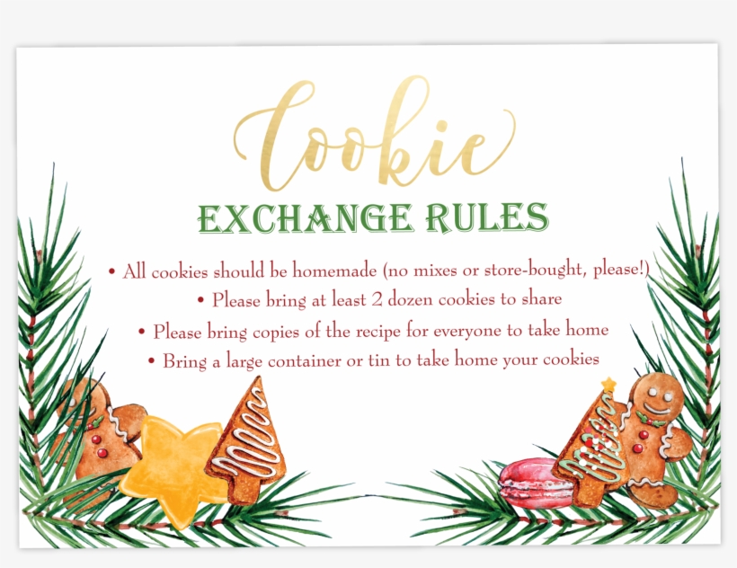 Christmas Cookie Exchange Party Invitations - Merchant Marine License, transparent png #8199449