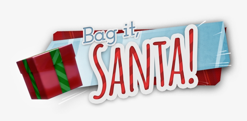 Bag It, Santa - Calligraphy, transparent png #8199451