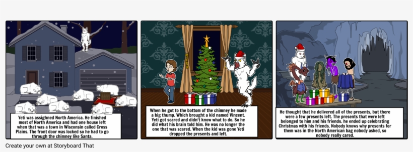 How Yeti Stole Christmas Pt - Cartoon, transparent png #8199749