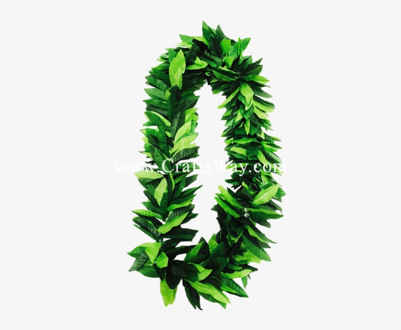 Silk Maile Lei - Christmas Tree, transparent png #8199979