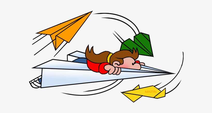 Paper Airplan - Paper Airplanes Clipart, transparent png #820070
