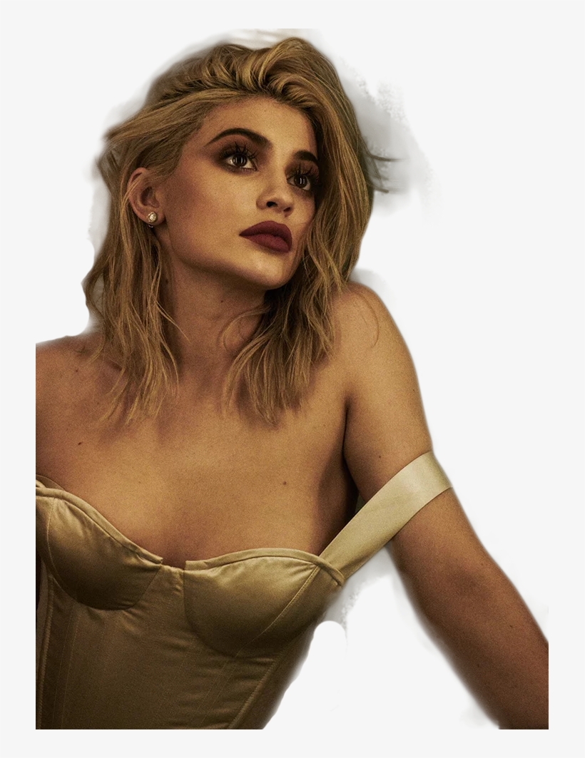 Kylie Jenner Looking Up Png Image - Kylie Jenner Lip Kit Photo Shoot, transparent png #820141