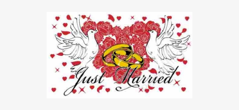 Just Married Flag - Just Married Flag - 3x5 Ft, transparent png #820162