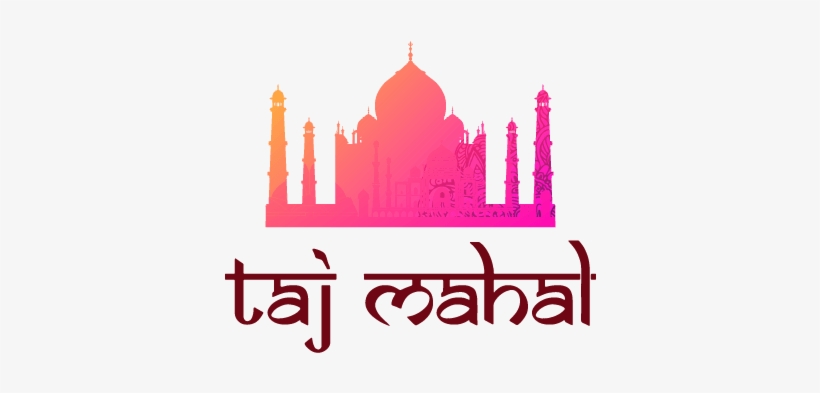 Logo Taj Mahal - Taj Mahal Silhouette, transparent png #820289