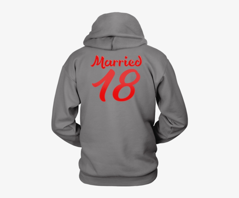 Just Married - Black King Nutrition Facts Hoodie, transparent png #820316