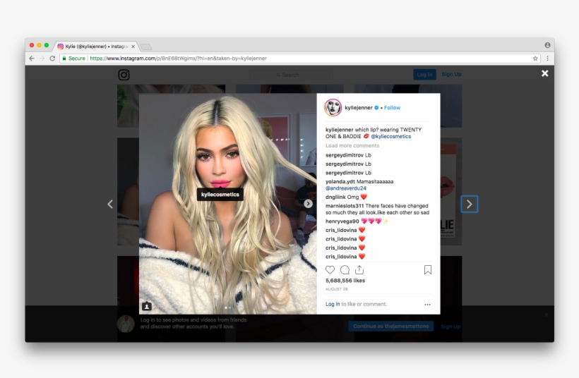 Therefore, This Foray Into Ulta's Stores Will Be The - Kylie Jenner, transparent png #820416