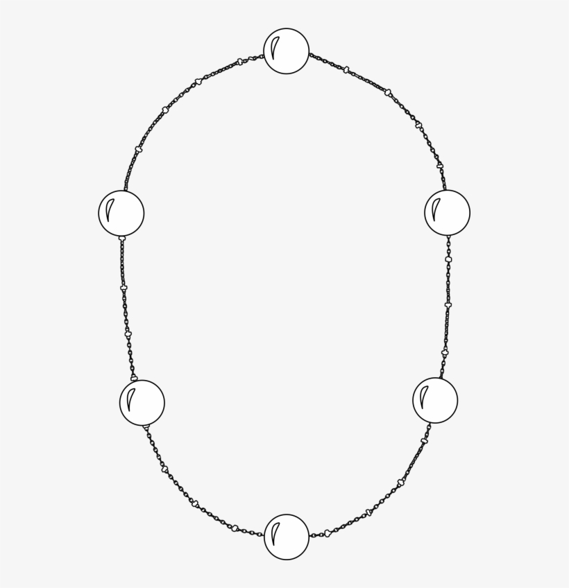 You Can Remove A Link Or A Pearl And Insert It Between - Necklace, transparent png #820631