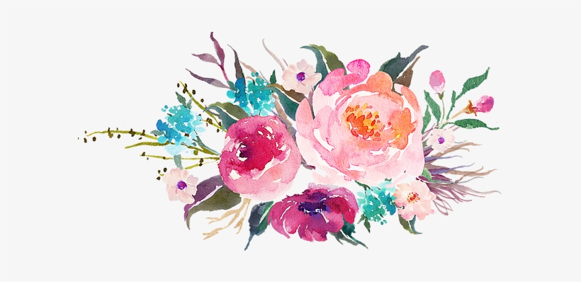 Watercolour Floral Arrangement - Floral Watercolor, transparent png #820772