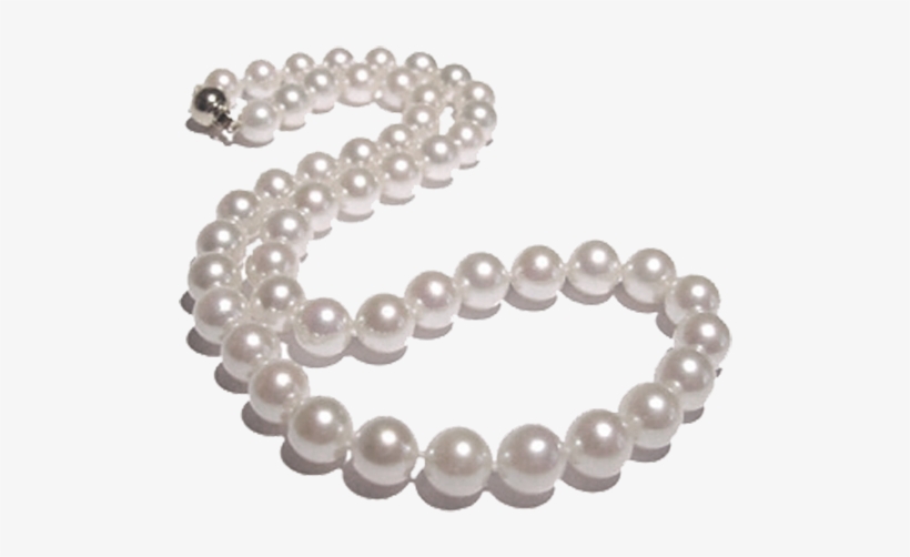 Busych - Freshwater Cultured Pearl Row Necklace, transparent png #820835
