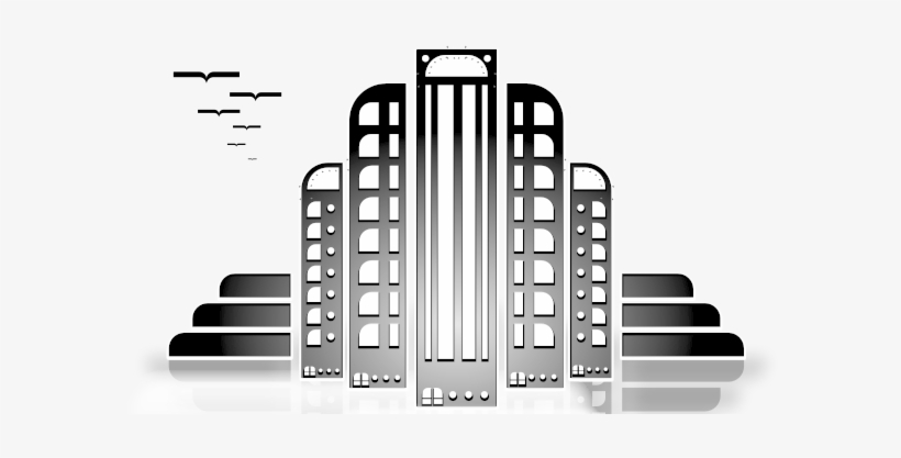 City Buildings Png Transparent Images Clipart Icons - 30s Themed Party, transparent png #820878