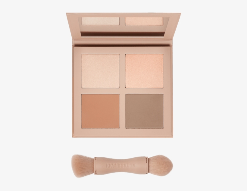 Chanel Ultrawear Flawless Compact Foundation - Kkw Beauty Kkw Powder Contour & Highlight Kit Light, transparent png #821050