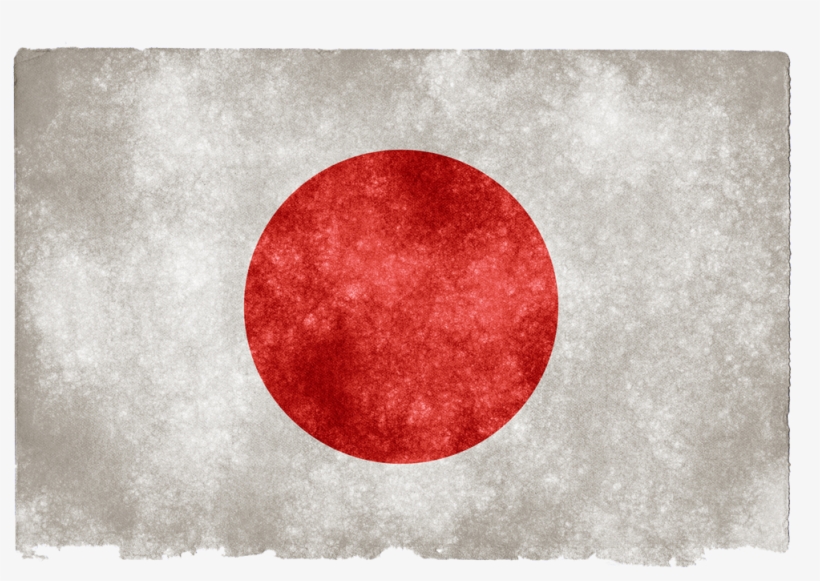 Japan Grunge Flag Png Image - Transparent Japanese Flag Png, transparent png #821144