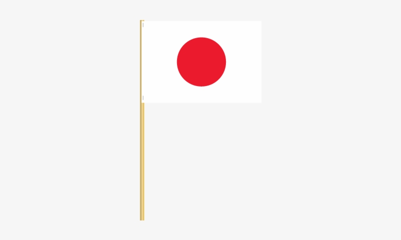 Japan Stick - Flag Of Japan On Stick Png, transparent png #821173