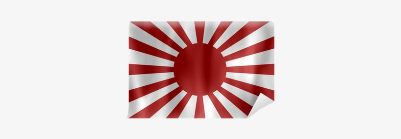 Drapeau Japon Japan Flag Soleil Levant Wall Mural • - Imperial Army Flag, transparent png #821245