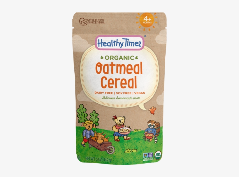 Organic Oatmeal Cereal - Healthy Times, Organic Growing Up Milk, 1 Year &, transparent png #821373
