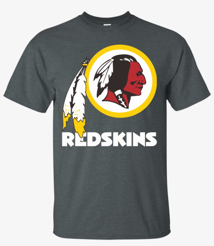 Washington Redskins Logo Football Men's T-shirt - Washington Redskins, transparent png #821873