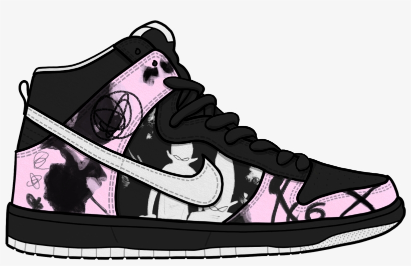 Nike Clipart Footwear Free Collection - Cartoon Nike Shoes Transparent, transparent png #822213