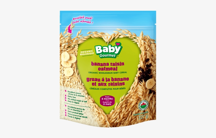 Infant Oatmeal Baby Gourmet Tasty Smooth Oatmeal Gerber Cereal