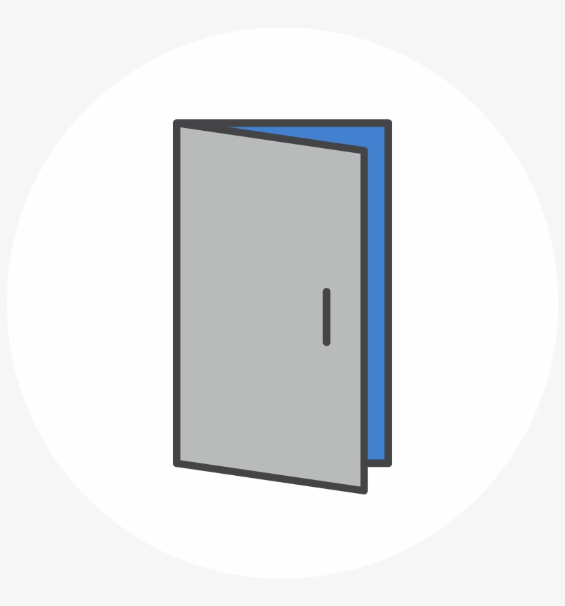 Icons Open Door - Door, transparent png #822541