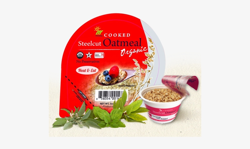 Organic Steelcut Oatmeal Cup, transparent png #822567