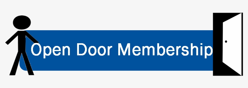 Open Door Membership - Majorelle Blue, transparent png #822587