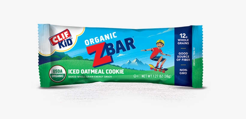 Iced Oatmeal Cookie Packaging - Clif Z Bar Iced Oatmeal Cookie, transparent png #822690