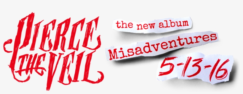 Piercetheveil Bands Misadventures Ptv Pierce The Veil - Pierce The Veil Misadventures Tour, transparent png #822696
