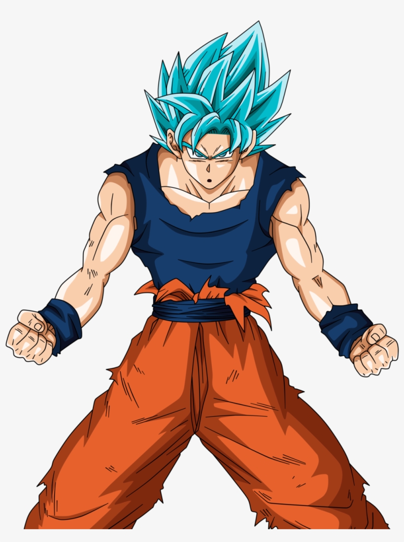 Goku Super Saiyan Blue Full Power In Ep 122 - Goku Ssj Blue Full Power Png, transparent png #822796