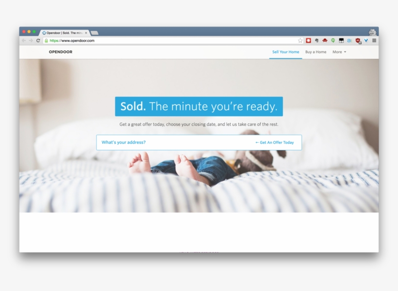 Opendoor Homepage - Web Page, transparent png #823042