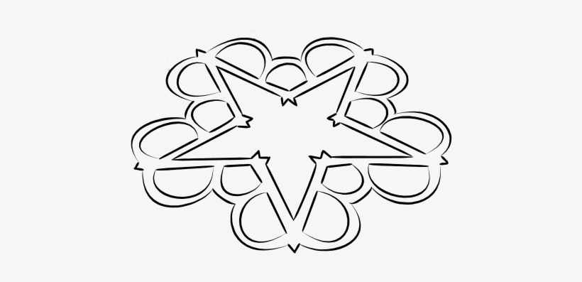 Black Veil Brides Logo Vector 1 By Theagnieszkapl - White Black Veil Brides Logo Png, transparent png #823167